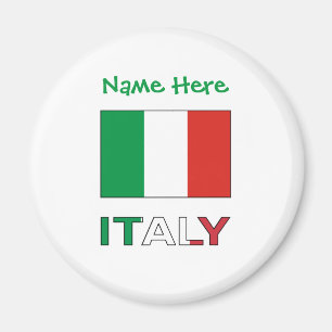 Italienische Flagge Tag der Republik Stolz Persona Magnet