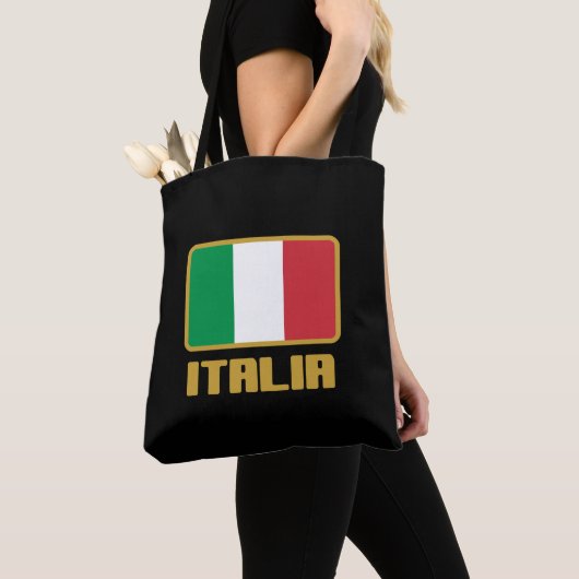 Italienische Flagge Tasche (Von Nahem)