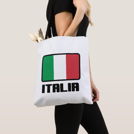 Italienische Flagge Tasche (Von Nahem)