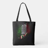 Italienische Flagge Tasche (Rückseite)
