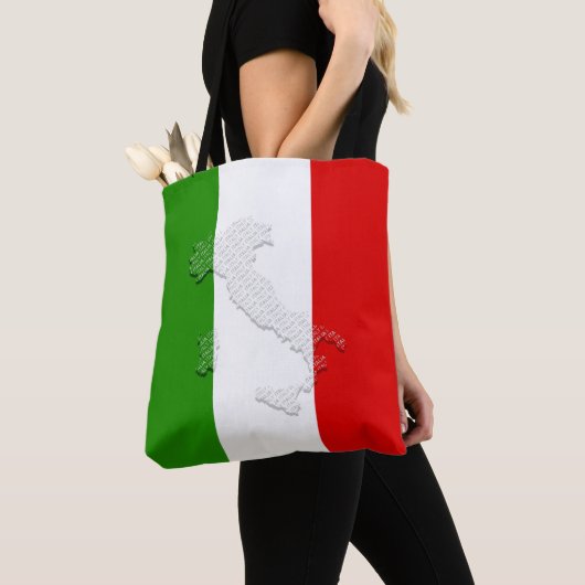 Italienische Flagge Tasche (Von Nahem)