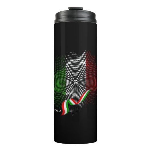 Italienische Flagge Thermosbecher (Vorderseite)