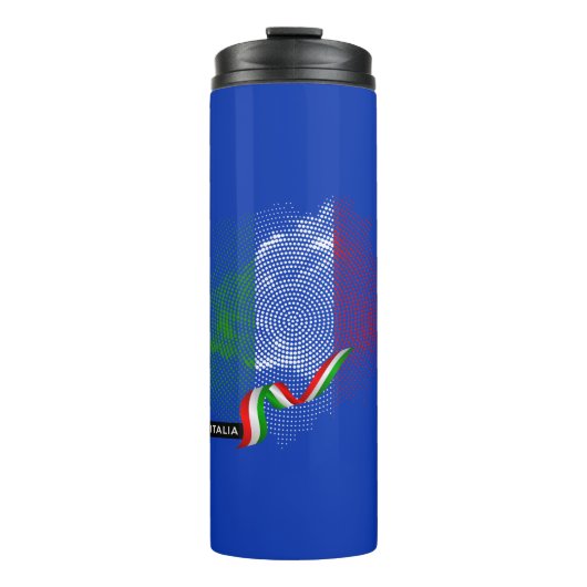 Italienische Flagge Thermosbecher (Vorderseite)
