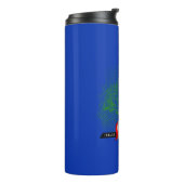 Italienische Flagge Thermosbecher (Nach links gedreht)