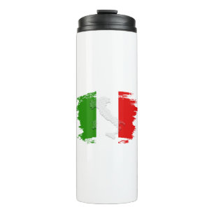 Italienische Flagge Thermosbecher