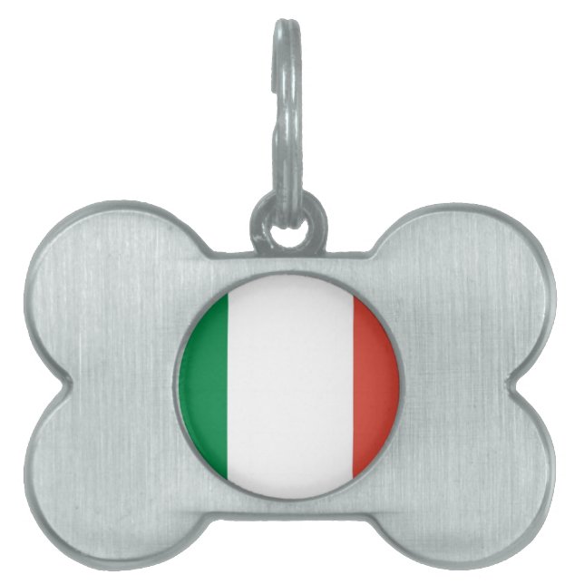 italienische Flagge Tiermarke (Vorderseite)