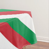 Italienische Flagge Tischdecke (Beispiel)