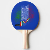 Italienische Flagge Tischtennis Schläger (Vorderseite)