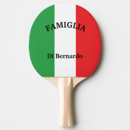 Italienische Flagge Tischtennis Schläger