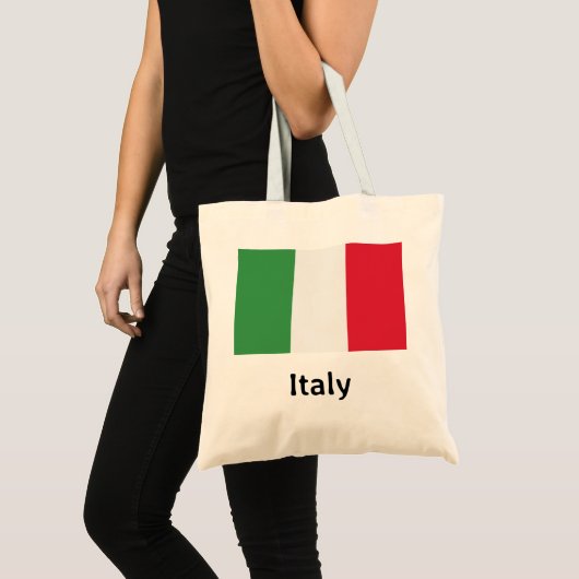 Italienische Flagge Tragetasche (Vorderseite (Produkt))
