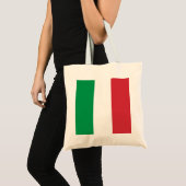 Italienische Flagge Tragetasche (Vorderseite (Produkt))