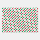 Italienische Flagge Tricolore-Sitte Geschenkpapier Set (Vorderseite 2)