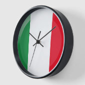 Italienische Flagge Uhr (Winkel)