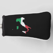 italienische Flagge und Karte Golf Headcover (Vorderseite)