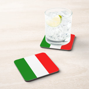Italienische Flagge: Untersetzer Bandiera d'Italia