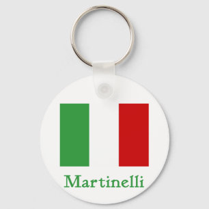 Italienische Flagge von Martinelli Schlüsselanhänger