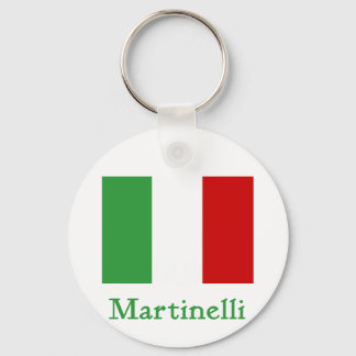 Italienische Flagge von Martinelli Schlüsselanhänger