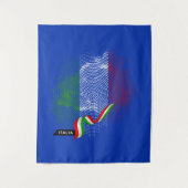 Italienische Flagge Wandteppich (Vorderseite)