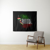 Italienische Flagge Wandteppich (Beispiel (Horizontal))