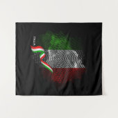 Italienische Flagge Wandteppich (Vorderseite (Horizontal))