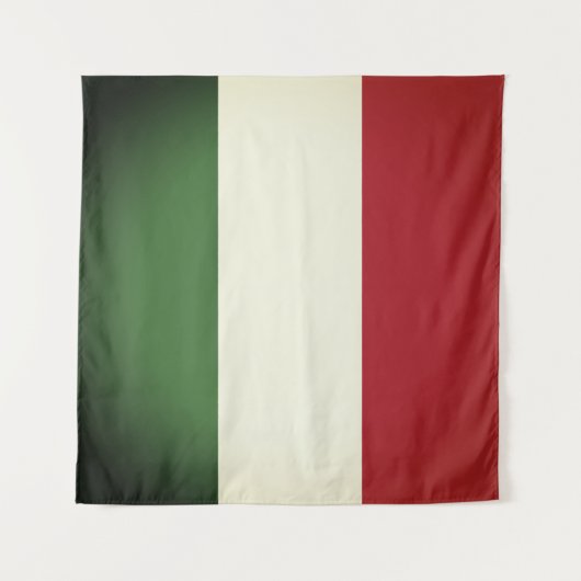 Italienische Flagge Wandteppich (Vorderseite)