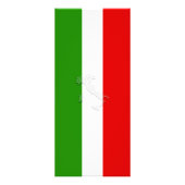 Italienische Flagge Werbekarte (Hinten)