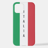 Italienische Flagge Zazzle Basic Value iPhone 12 F Hülle (Rückseite)