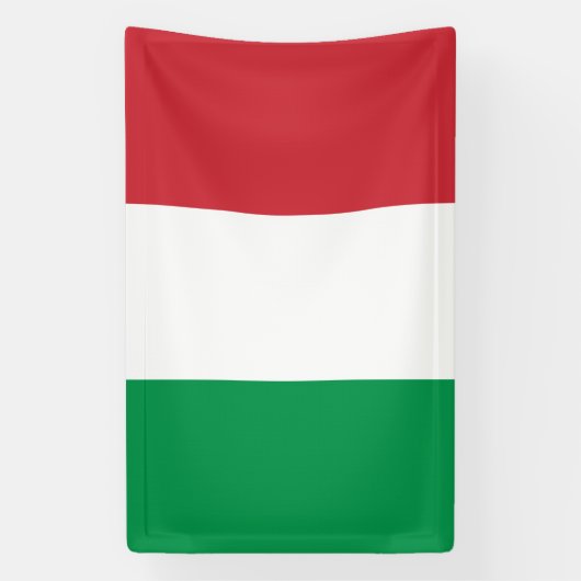 Italienische Flagge - Zollbannerzeichen Banner (Vertikal)