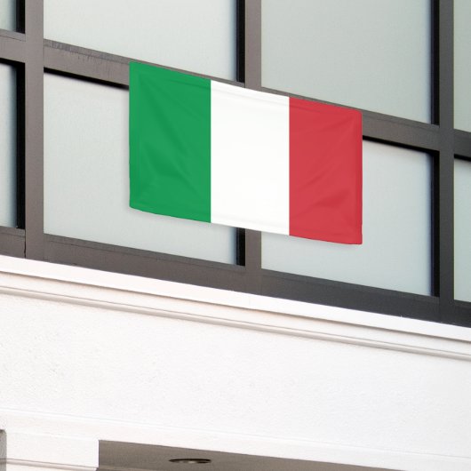 Italienische Flagge - Zollbannerzeichen Banner (Äußeres Gebäude)