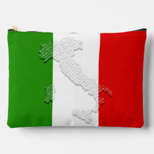 Italienische Flagge Zubehörtasche