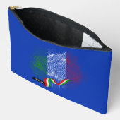 Italienische Flagge Zubehörtasche (Offen)