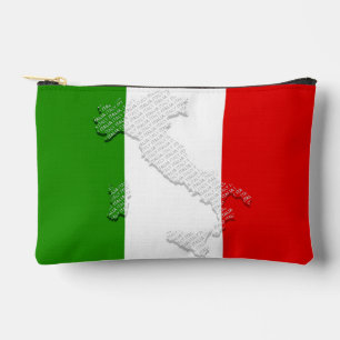 Italienische Flagge Zubehörtasche