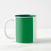 Italienische Flagge Zweifarbige Tasse (Links)