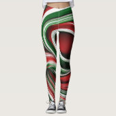Italienische Flaggenfarben - Italien Leggings (Vorderseite)