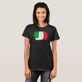 Italienische Flaggenhand Symbol Italiano Hand Gest T-Shirt (Vorne ganz)
