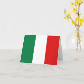 Italienische Flaggennotifikation Karte (Gelbe Blume)