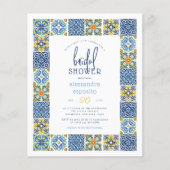 Italienische Fliesen | Lemon Summer Budget Brautpa (Vorderseite)