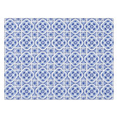 Italienische Fliesen, Majolika, Blau und Weiß     Tischdecke (Vorderseite (Horizontal))