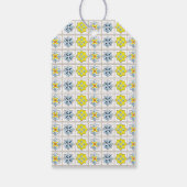 Italienische Fliesen mit Lemons Wedding Geschenkanhänger (Rückseite)