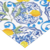 italienische Fliesen, Zitronen, Tischdecken aus Ma (Schrägansicht)