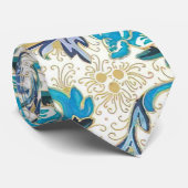 Italienische Florentiner Schnörkel Krawatte (Gerollt)