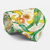 Italienische Florentiner Schnörkel Krawatte (Gerollt)