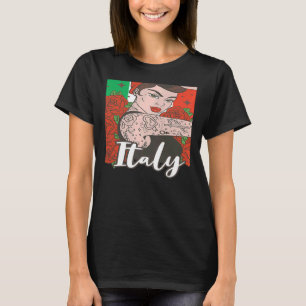Italienische Frau Girl T-Shirt