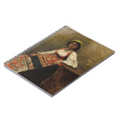 Italienische Frau (La Morieri) von Corot Notizblock (Linke Seite)