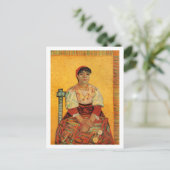 Italienische Frau, Vincent van Gogh Postkarte (Stehend Vorderseite)