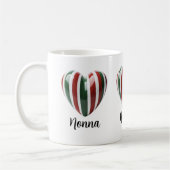 Italienische Freude: Tasse des Flag-Herzens (Links)