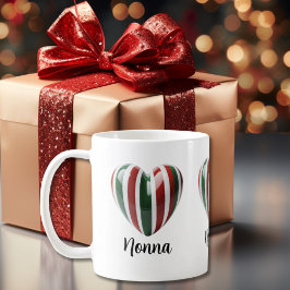 Italienische Freude: Tasse des Flag-Herzens