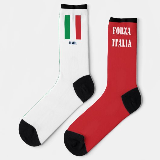 Italienische Fußball-Europameisterschaft 2024 Socken (Linkes Detail)
