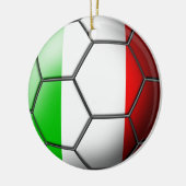 Italienische Fußball-Verzierung Keramik Ornament (Links)