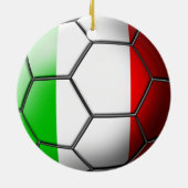 Italienische Fußball-Verzierung Keramik Ornament (Hinten)